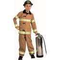 Costume De Pompier Pour Enfant – Déguisement Complet Avec Casque, Hache, Extincteur – Polyester – Halloween Carnaval - 8