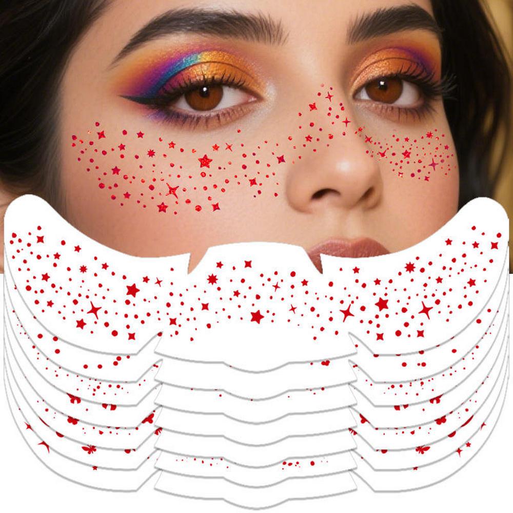 Temporary Freckle Face Tattoo Stickers — Waterproof Under-Eye Designs