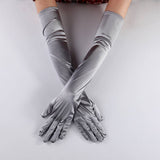 Ladie's Satin Long Gloves