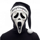 Ghost Face Horror Santa Mask - Merry Creepmas
