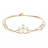 Gold Peak Circlet tiara, Adjustable - Gold