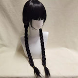 Perruque Gothique à Tresses Doubles