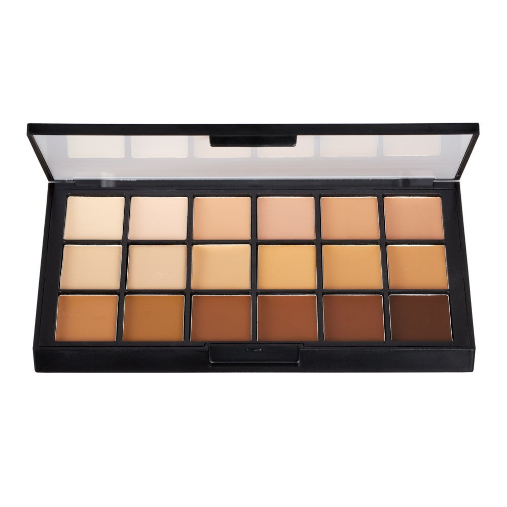 Ben Nye Diverse Harmony Matte HD Foundation Palette - 18 Colors