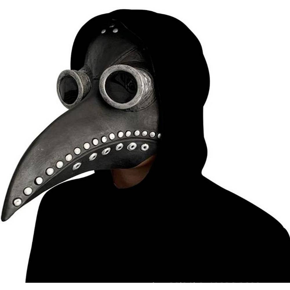 Ensemble masque et chapeau de médecin de la peste en latex