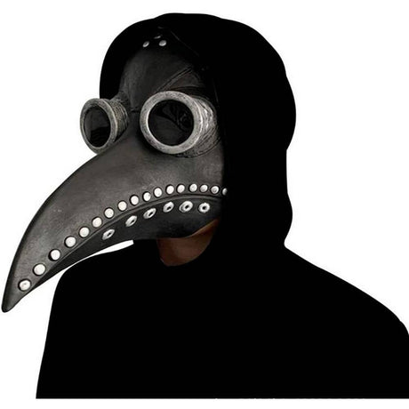 Ensemble masque et chapeau de médecin de la peste en latex