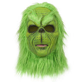 Christmas Green Grouchy Latex Mask