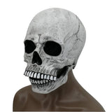 Masque de crâne en latex – Masque de tête de squelette réaliste