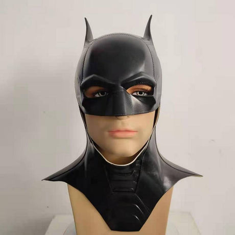 Masque inspiré du Chevalier Noir – Masque de super-héros recouvrant toute la tête