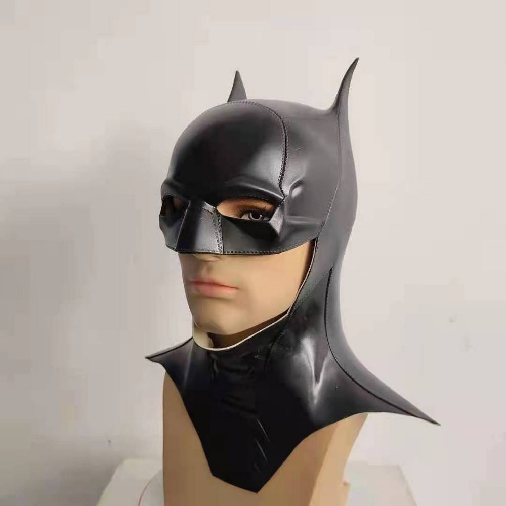 Masque inspiré du Chevalier Noir – Masque de super-héros recouvrant toute la tête
