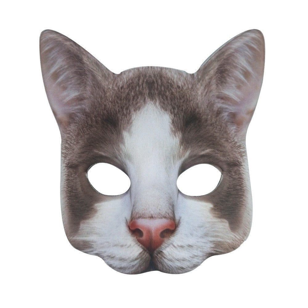 Snowshoe Grey Cat Mask
