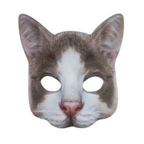 Snowshoe Grey Cat Mask
