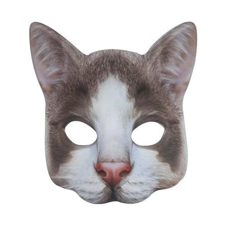 Snowshoe Grey Cat Mask