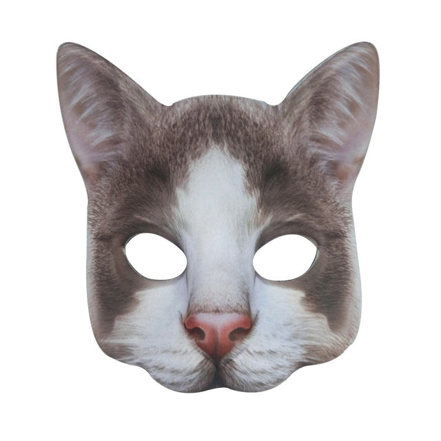 Snowshoe Grey Cat Mask