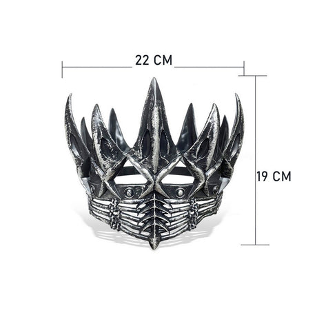 Dark Queen Foam Crown - Silver