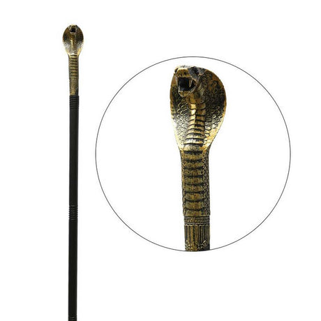 Snake Cane Accesory - Gold