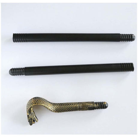 Snake Cane Accesory - Gold