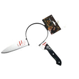 Bloody Knife Through Head Headband - Halloween Horror Prop