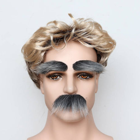 Fake Eyebrow & Moustache Set
