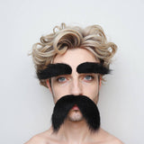 Fake Eyebrow & Moustache Set