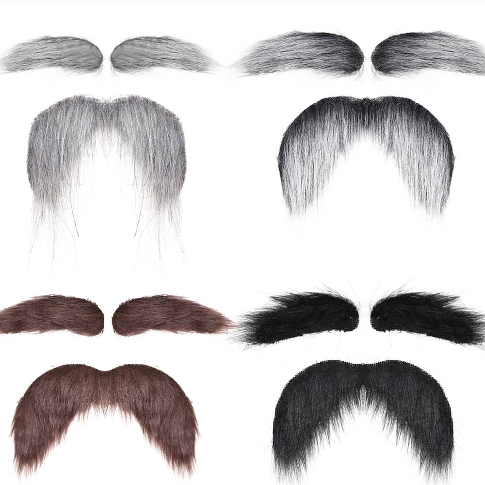 Fake Eyebrow & Moustache Set