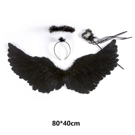 Angel Wings, Halo & Wand Set 80x40