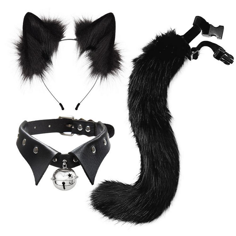 handmade-plush-cat-ear-hairband-with-matching-tail-set