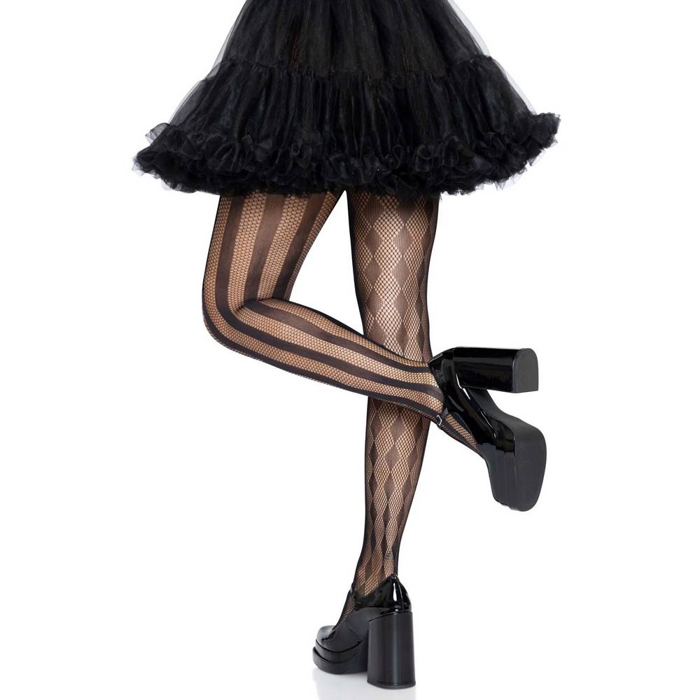 Harlequin Net Tights