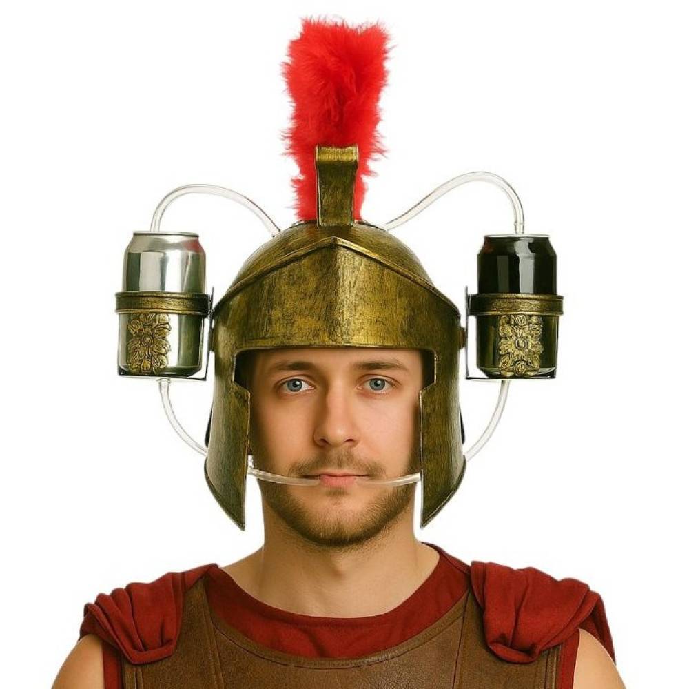Casque de boisson de centurion romain