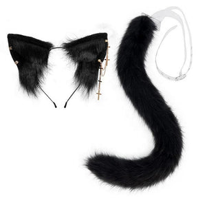 high-quality-black-cat-ears-headband-tail-anime-cosplay-set