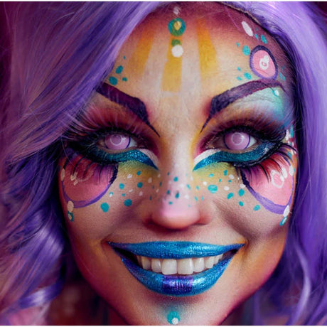 Hina Purple Ninja Cosplay Contact Lenses