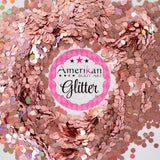 Amerikan Body Art Chunky Glitter 0.094" hex 1oz Jars