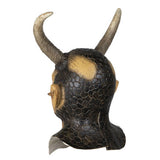 Tan Devil Latex Mask with Horns