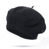 Wool Blend Beret - Classic French-Style Hat
