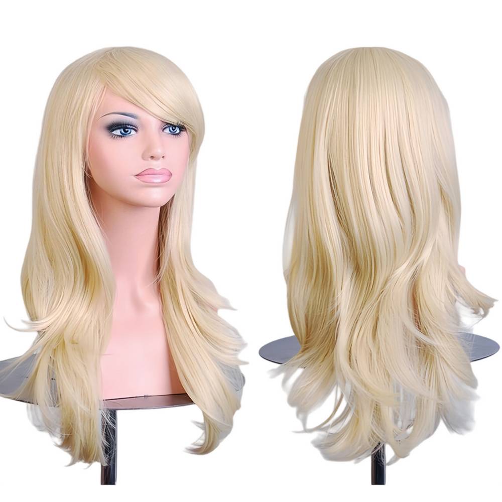 Long Wavy Costume Wig - Multiple Colors
