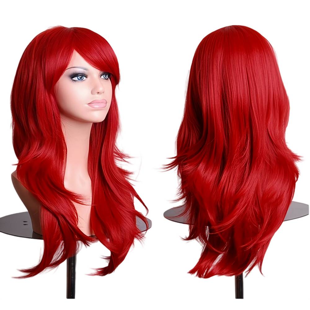 Long Wavy Costume Wig - Multiple Colors