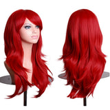Long Wavy Costume Wig - Multiple Colors