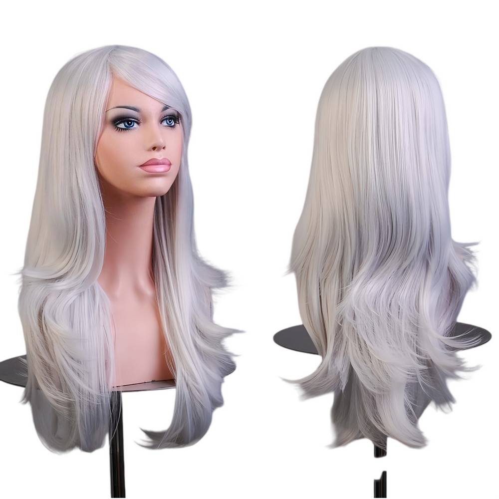 Long Wavy Costume Wig - Multiple Colors