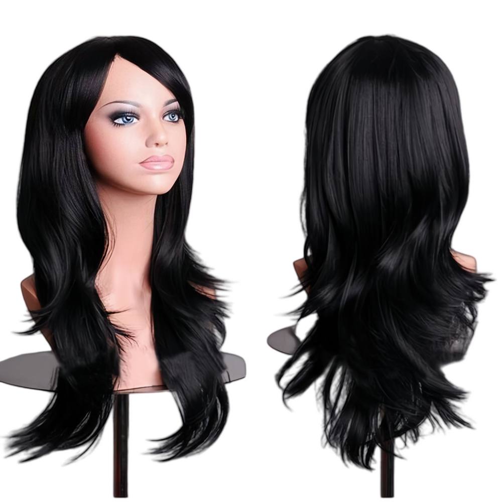 Long Wavy Costume Wig - Multiple Colors