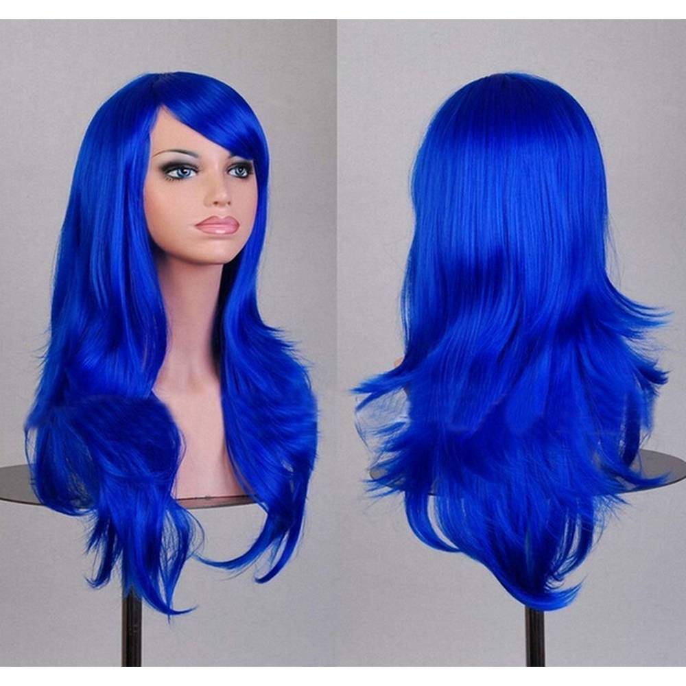 Long Wavy Costume Wig - Multiple Colors