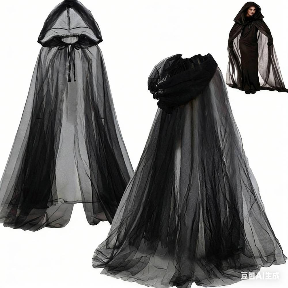 black-hooded-gauze-cape-adult