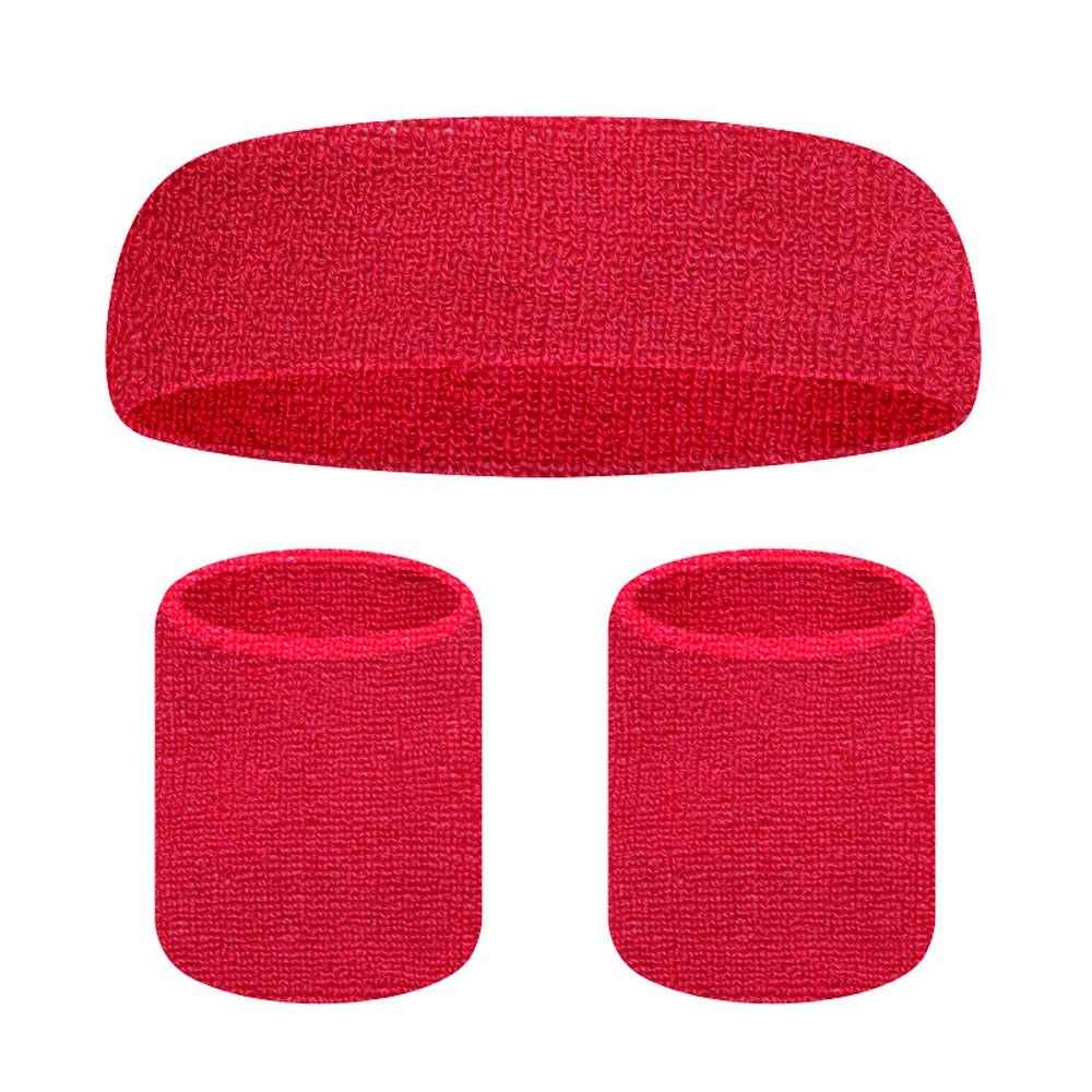 80s Neon Sweatband Set with headband and wristbands