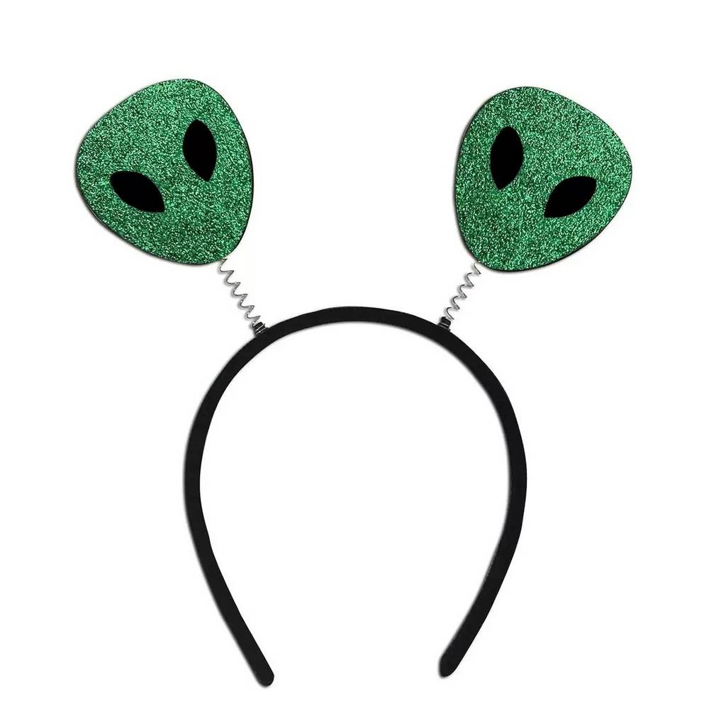 Close Encounter Alien Glasses & Antenna Headwear Set
