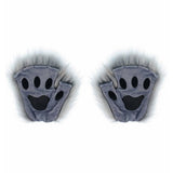 Mitaines en fausse fourrure patte d'animal | Gants Pattes d'ours et de loup