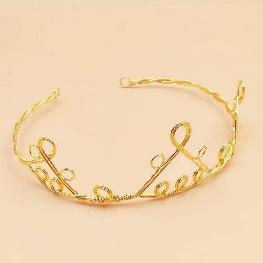 Peak Circlet Tiara – Twisted Wire Fantasy Elven Crown