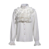 Victorian Ruffled Jabot Shirt – Renaissance Pirate & Vampire Top