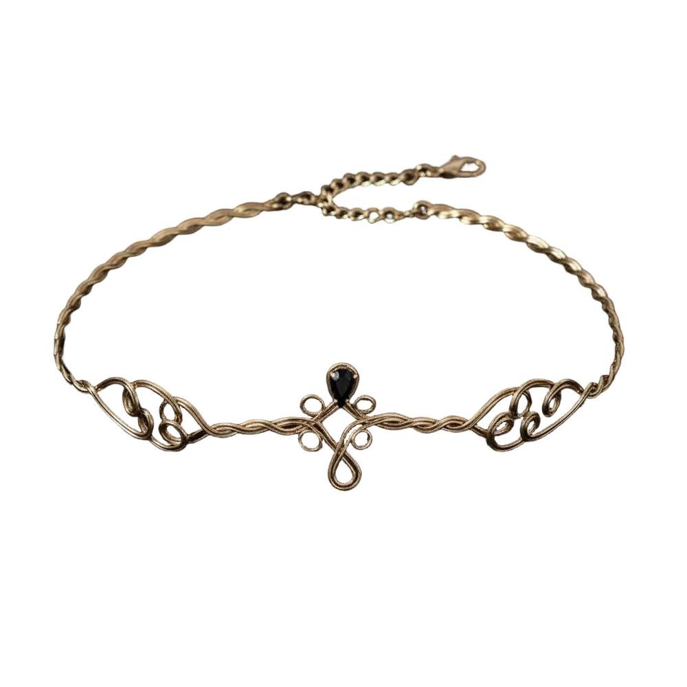 Medieval Renaissance Antique bronze finish circlet