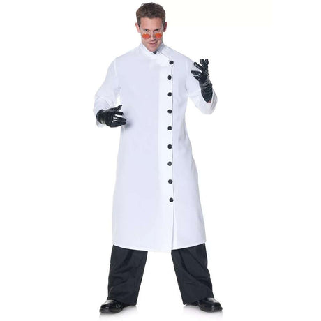 It's Alive white Front Coat- Mad Scientist Costume