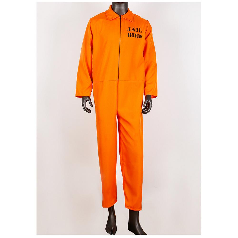 Jailbird Prisoner Orange Jumpsuit - adult