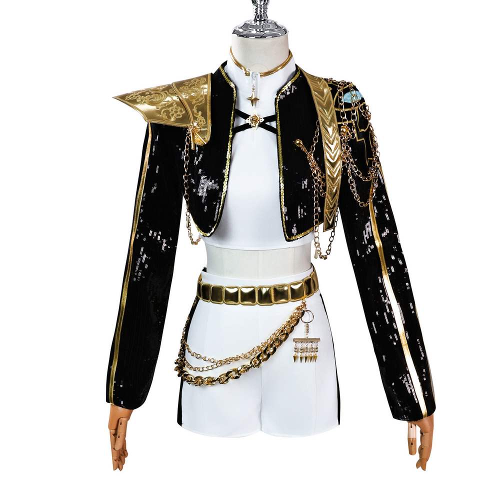 R idole pop leader costume cosplay guerrière - adulte