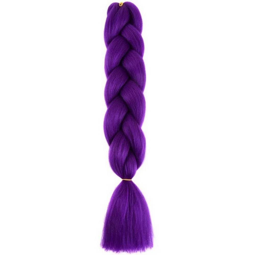 Purple braids hair extensions - R pop idol leader huntress
